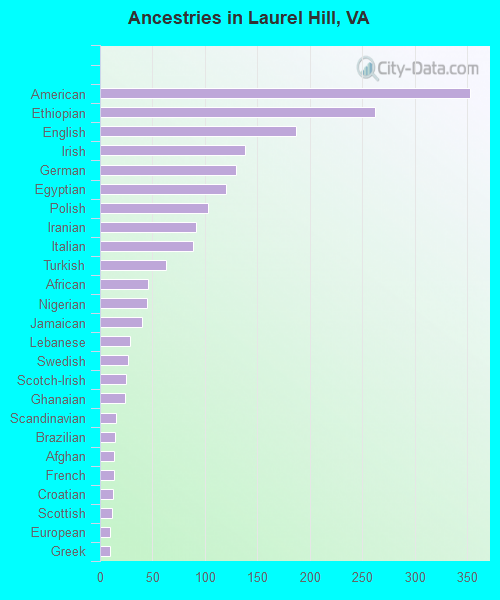 Ancestries in Laurel Hill, VA