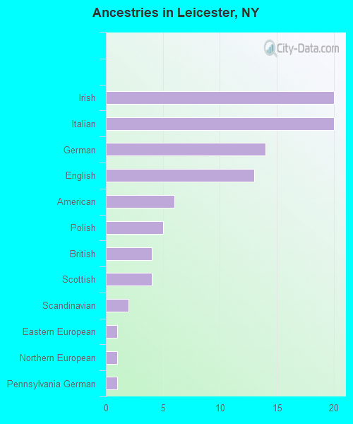 Ancestries in Leicester, NY