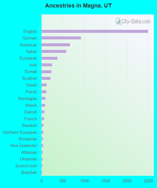 Ancestries in Magna, UT