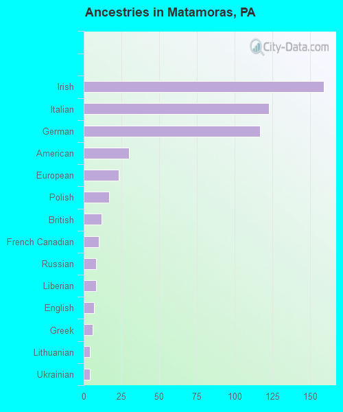 Ancestries in Matamoras, PA
