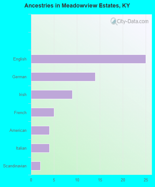 Ancestries in Meadowview Estates, KY