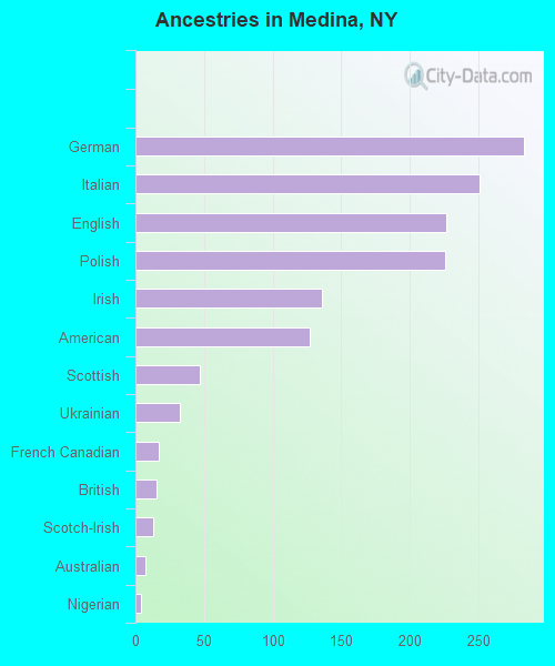Ancestries in Medina, NY
