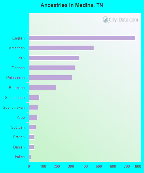 Ancestries in Medina, TN