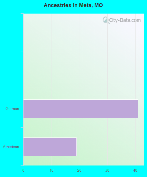 Ancestries in Meta, MO