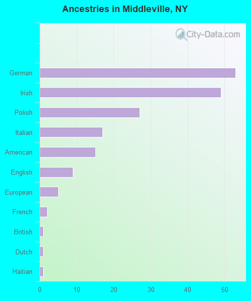 Ancestries in Middleville, NY