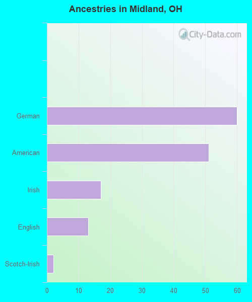 Ancestries in Midland, OH