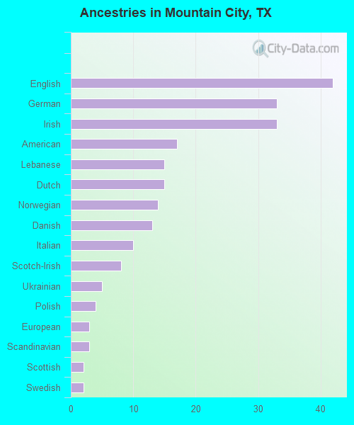 Ancestries in Mountain City, TX
