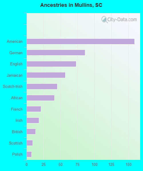Ancestries in Mullins, SC