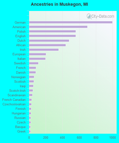 Ancestries in Muskegon, MI