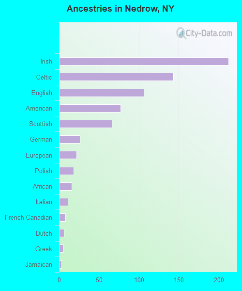 Ancestries in Nedrow, NY
