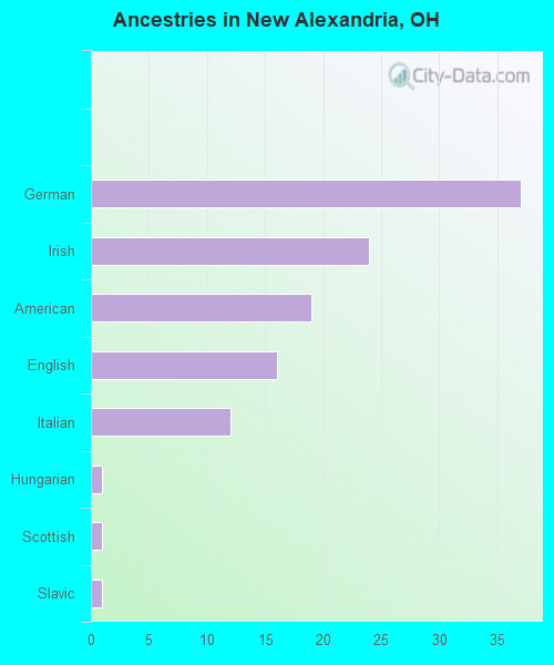 Ancestries in New Alexandria, OH