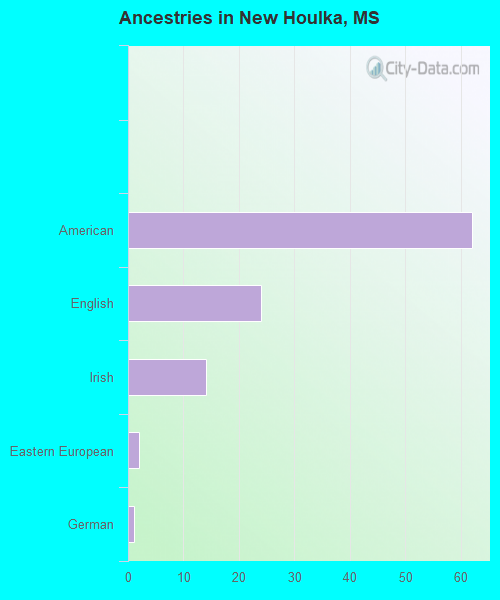 Ancestries in New Houlka, MS