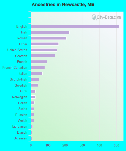 Ancestries in Newcastle, ME