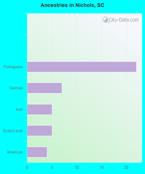 Ancestries in Nichols, SC