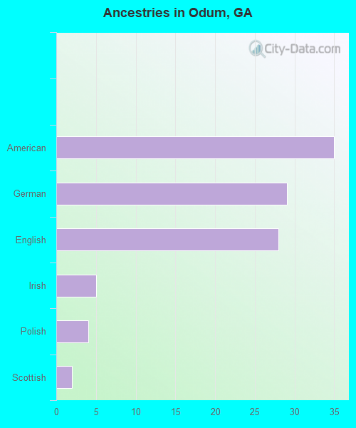 Ancestries in Odum, GA