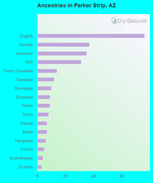 Ancestries in Parker Strip, AZ