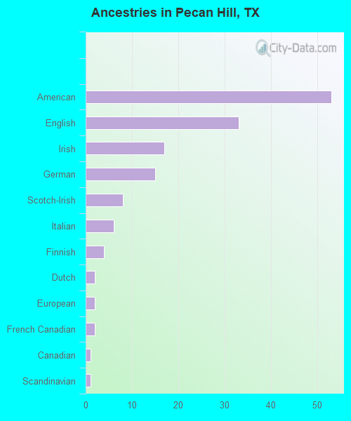 Ancestries in Pecan Hill, TX