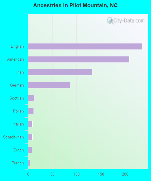 Ancestries in Pilot Mountain, NC