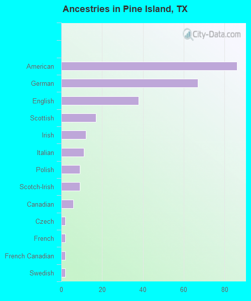 Ancestries in Pine Island, TX