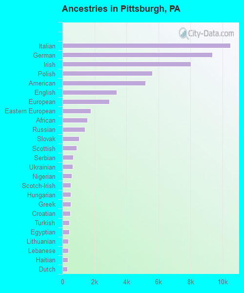 Ancestries in Pittsburgh, PA