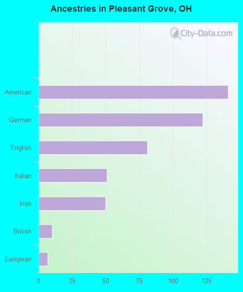 Ancestries in Pleasant Grove, OH
