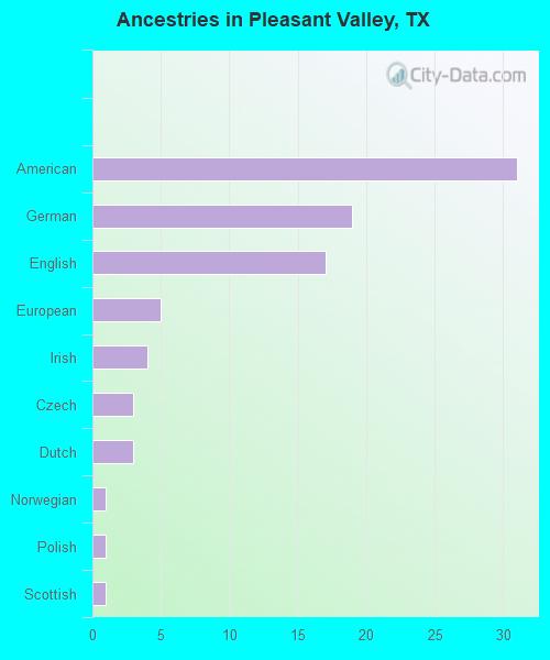 Ancestries in Pleasant Valley, TX