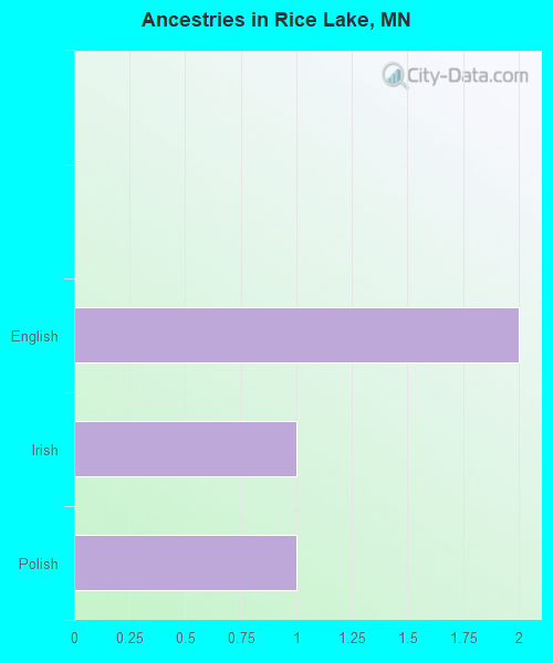 Ancestries in Rice Lake, MN