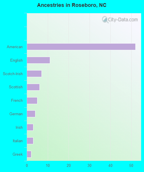 Ancestries in Roseboro, NC