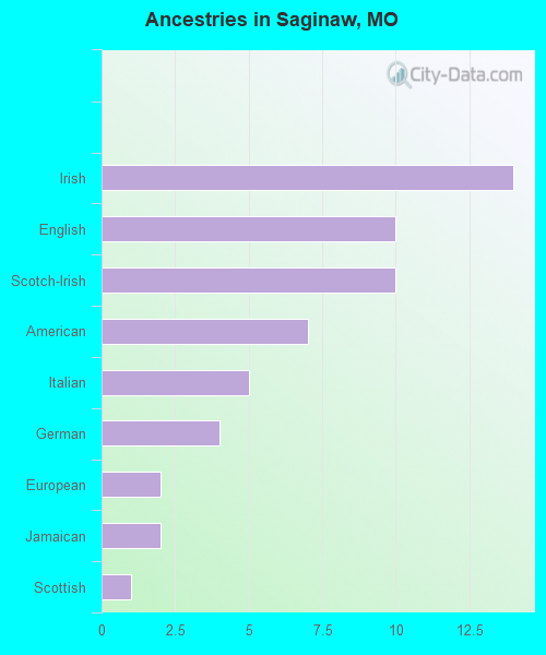 Ancestries in Saginaw, MO