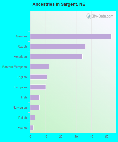 Ancestries in Sargent, NE