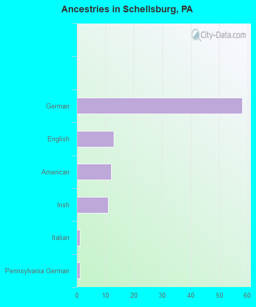 Ancestries in Schellsburg, PA