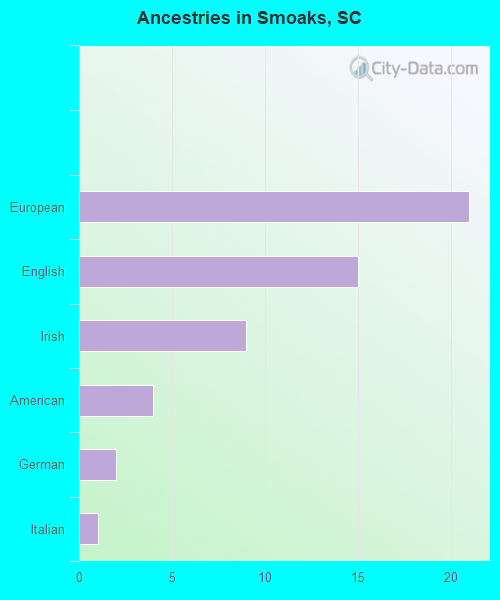 Ancestries in Smoaks, SC