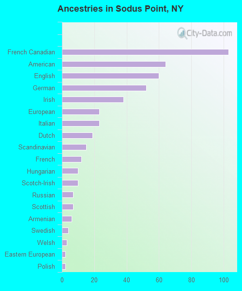 Ancestries in Sodus Point, NY