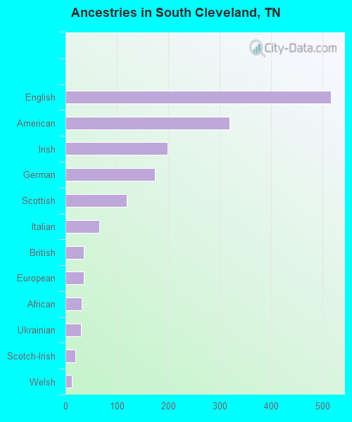 Ancestries in South Cleveland, TN