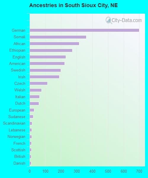 Ancestries in South Sioux City, NE