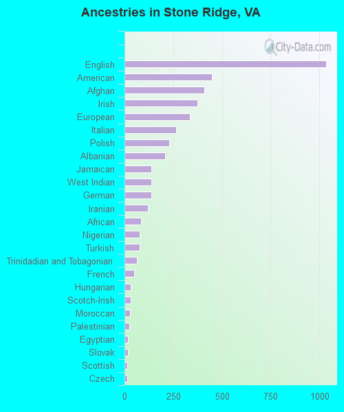 Ancestries in Stone Ridge, VA