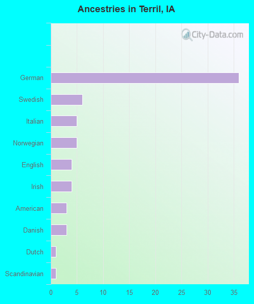 Ancestries in Terril, IA