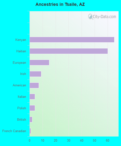 Ancestries in Tsaile, AZ
