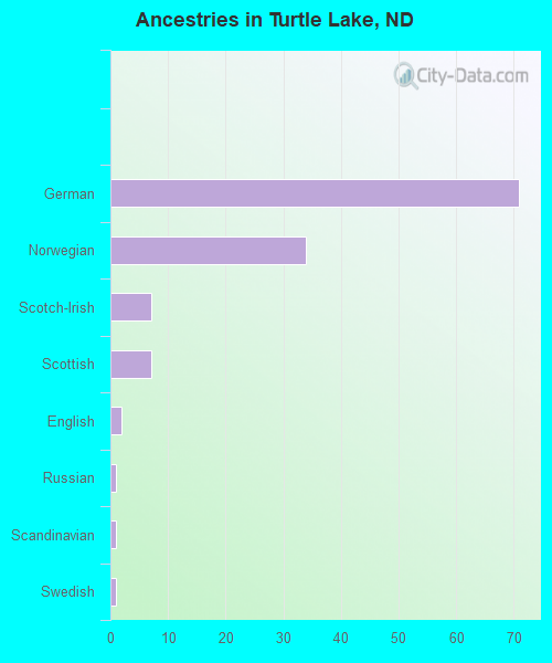 Ancestries in Turtle Lake, ND