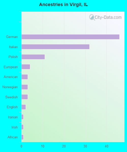 Ancestries in Virgil, IL