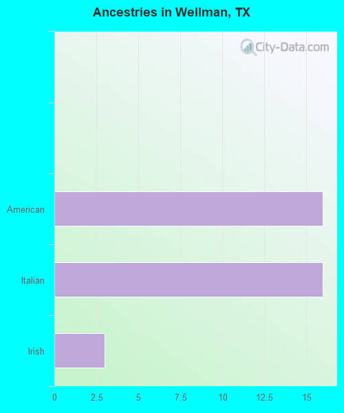 Ancestries in Wellman, TX