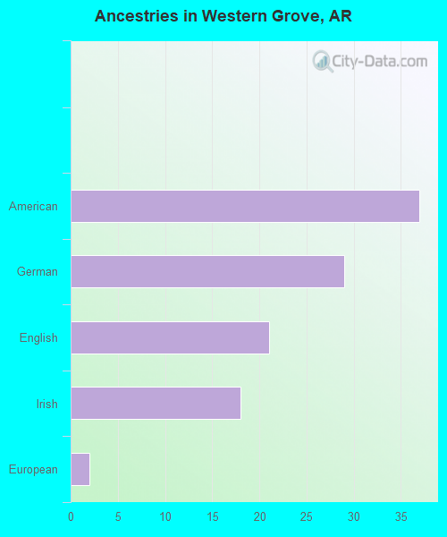 Ancestries in Western Grove, AR