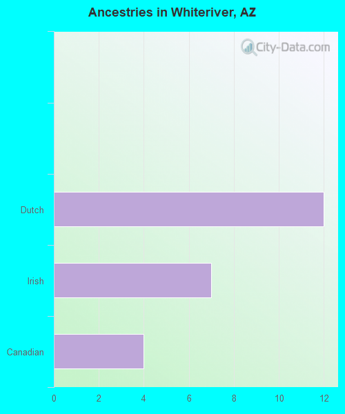 Ancestries in Whiteriver, AZ