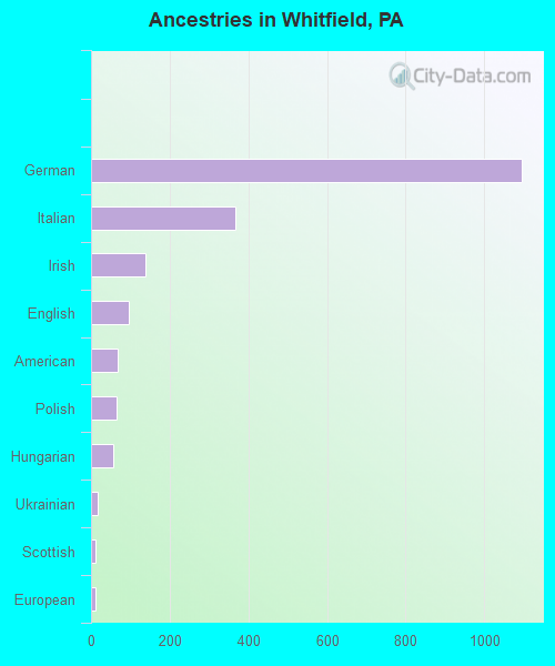 Ancestries in Whitfield, PA