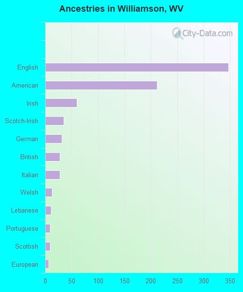 Ancestries in Williamson, WV