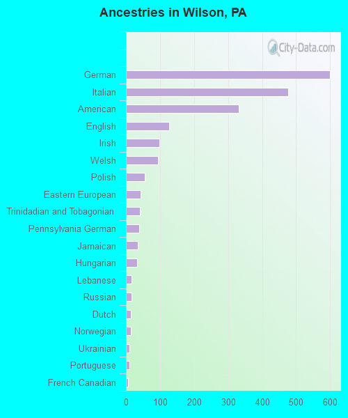 Ancestries in Wilson, PA