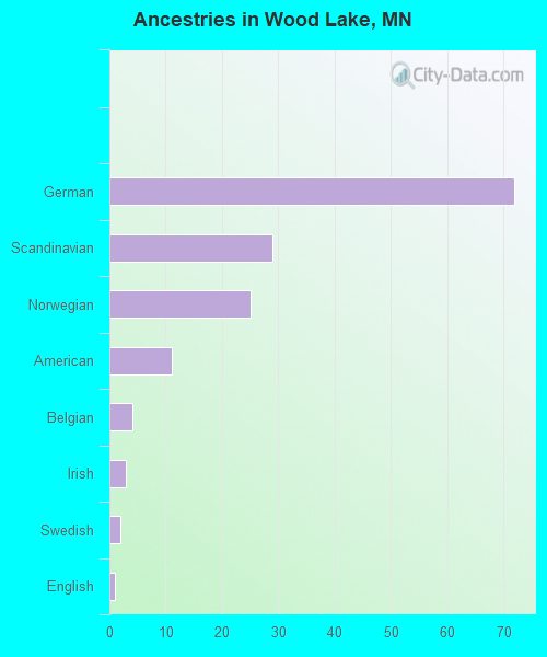 Ancestries in Wood Lake, MN