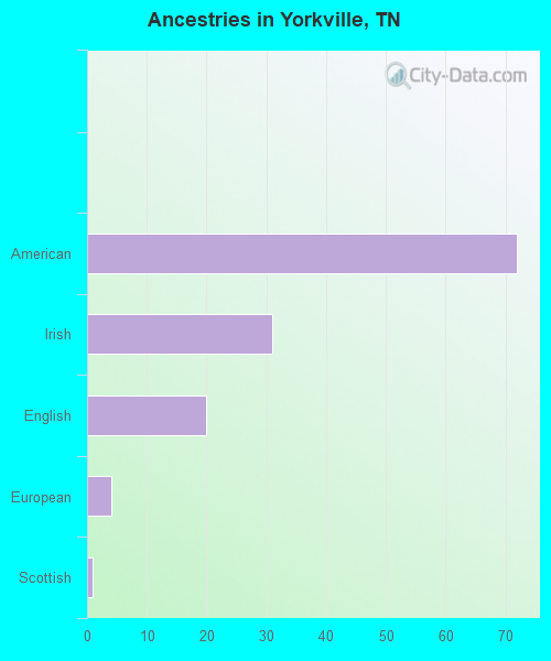 Ancestries in Yorkville, TN