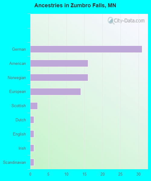 Ancestries in Zumbro Falls, MN