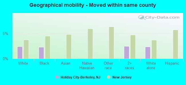 Geographical mobility -  Moved within same county